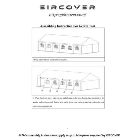 6x12m Tent PVC (8) 6x12m Tent PVC (8)