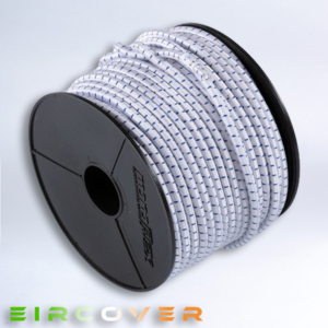 Bungee Shock Cord Reel - 8mm x 20m White / Blue