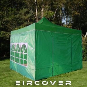 Gazebos 3 X 3m ALUMINUM Hexagonal Green Heavy Duty