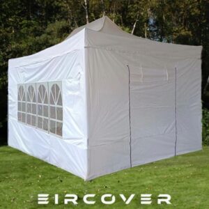 Gazebos 3 X 4.5m ALUMINUM Hexagonal White Heavy Duty