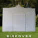 Pop-up Gazebo 3 X 3 Aluminum Hexagonal White