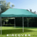Pop-up Gazebo 3 X 3 Aluminum Hexagonal Green