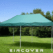 Pop-up Gazebo 3 X 3 Aluminum Hexagonal Green