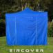 Pop-up Gazebo 3 X 3 Aluminum Hexagonal Blue