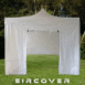 Pop-up Gazebo 3 X 3 Aluminum Hexagonal White