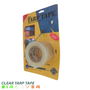 Small clear tarp tape (2″ x 35′)