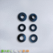 Blue plastic eyelets