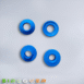 Blue plastic eyelets 12mm – 10 pk