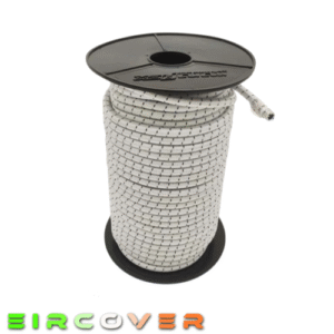 Bungee Shock Cord Reel - 10mm x 50m White / Blue