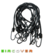 Shock Cord with 2 metal hooks 60cm - 10 Pack