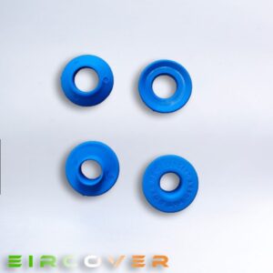 Blue plastic eyelets  12mm - 10 pk