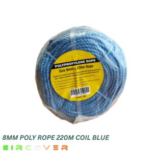 Polypropylene rope 8mm x 220m - Blue