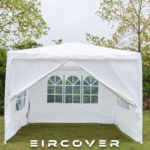 CANOPY PARTY TENT - 3X3 m - White, fully enclosed