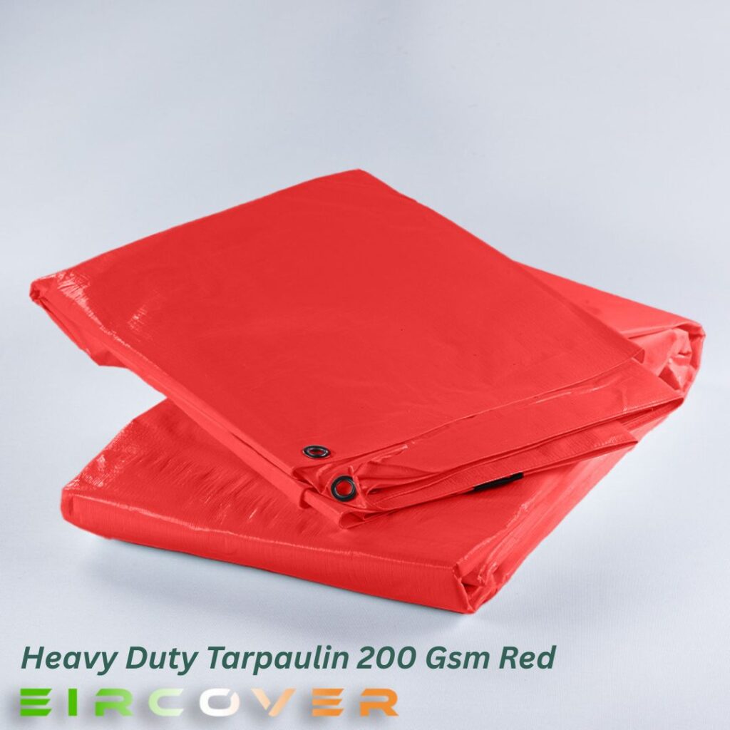 Heavy Duty Tarpaulin 200 GSM Red