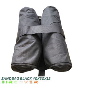 Double Sandbag  black : 40cm x 25cm x 12cm