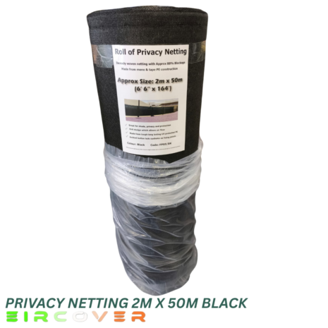 4. Privacy Netting 2x50 Black 4. Privacy Netting 2x50 Black