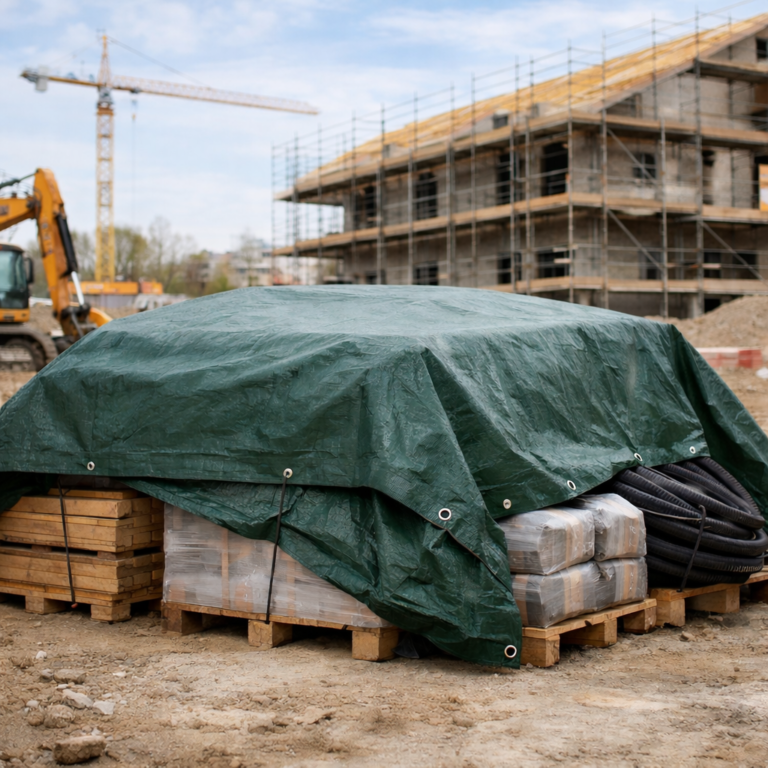 Tarpaulins for Construction Sites: Essential Safety and Protection Tips