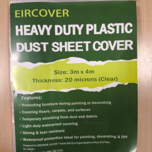 Heavy Duty Plastic Dustsheet cover 3m x 4m