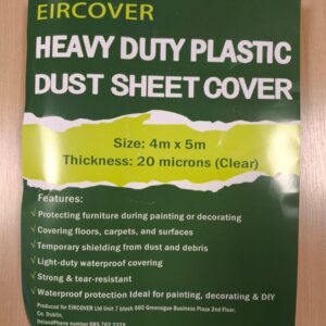 Heavy Duty Plastic Dustsheet cover 4m x 5m