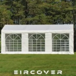 Standard Marquee 4m x 6m PE  Cover - White  / ground bars