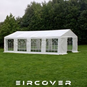 Standard Marquee 4m x 8m PE  Cover - White  / ground bars