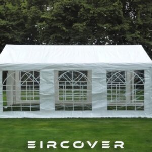 Standard Marquee 5m x 6m PE Cover - White  / ground bars