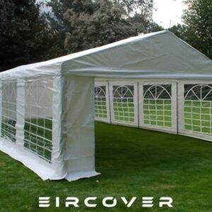 Standard Marquee 5m x 8m PE Cover - White  / ground bars