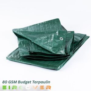 80 GSM Budget Green Tarpaulins