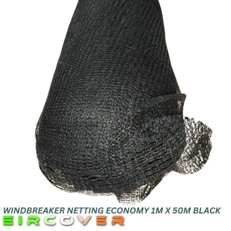 Windbreaker Netting Economy 1m x 50m Black (4) Windbreaker Netting Economy 1m x 50m Black (4)