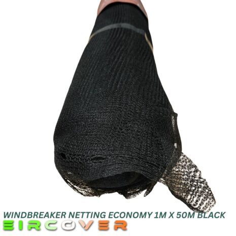 Windbreaker Netting Economy 1m x 50m Black (5) Windbreaker Netting Economy 1m x 50m Black (5)