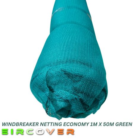 Windbreaker Netting Economy 1m x 50m Green (5) Windbreaker Netting Economy 1m x 50m Green (5)