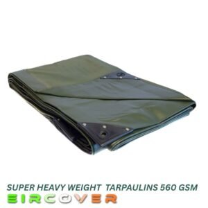 560 Gsm Super Heavyweight Tarpaulins Olive Green